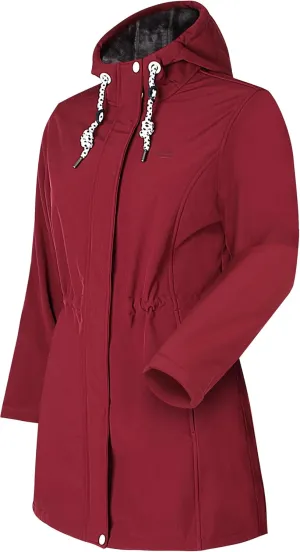 Women's Fleece Jacket Long Soft Shell Insulated Warm Winter Coat Waterproof Windbreaker Hood Parka