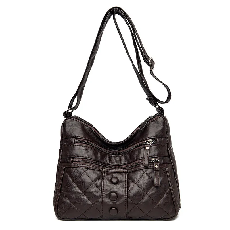Women's Graceful Soft Surface Fashion Mom Crossbody Bags