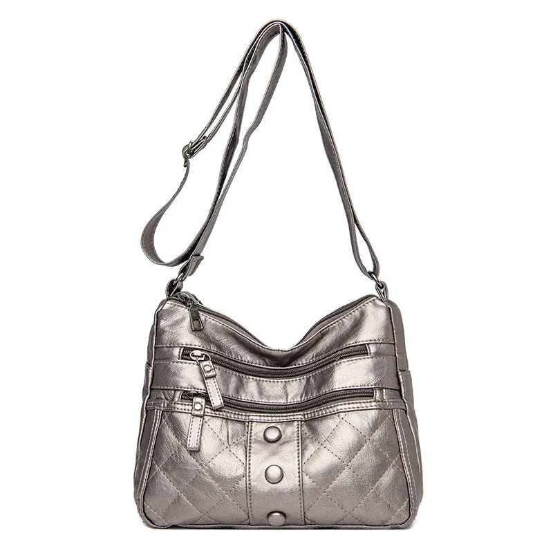 Women's Graceful Soft Surface Fashion Mom Crossbody Bags