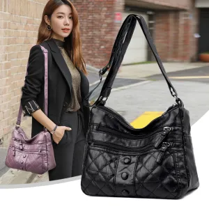 Women's Graceful Soft Surface Fashion Mom Crossbody Bags