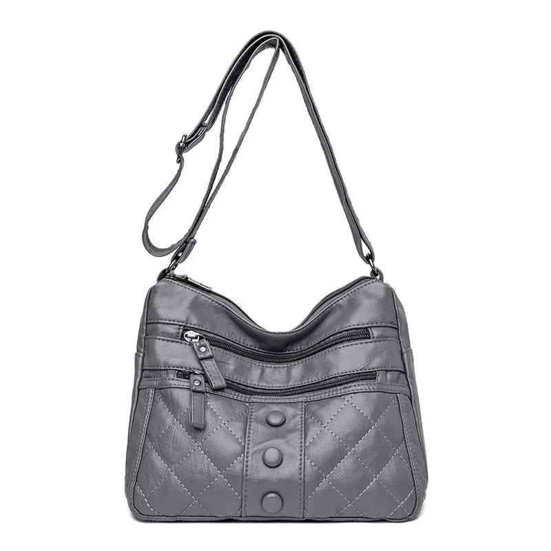 Women's Graceful Soft Surface Fashion Mom Crossbody Bags