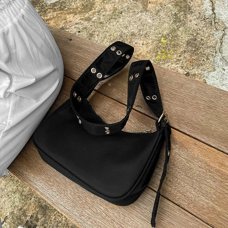Women's Korean Design Double-breasted Portable Underarm Crossbody Bags