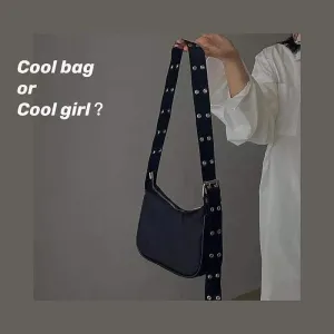Women's Korean Design Double-breasted Portable Underarm Crossbody Bags