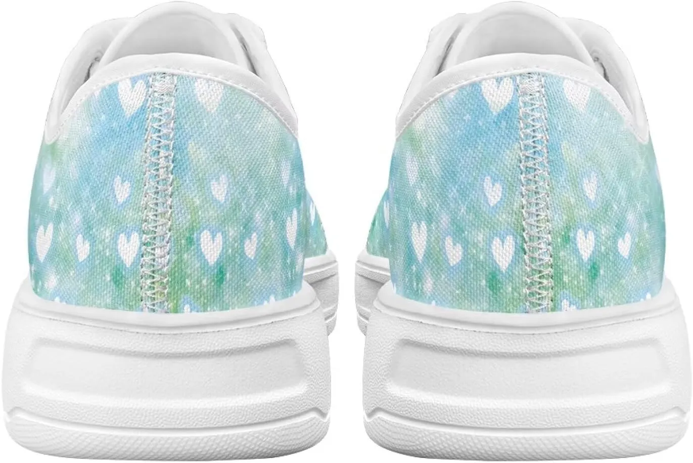 Women's Lace Up Low Top Canvas Shoes Fashion Casual Round Toe Sneakers Hands Free No Laces Barefoot Shoes US5.5-13.5