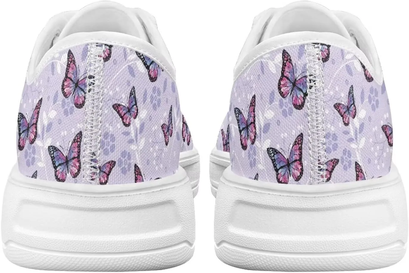 Women's Lace Up Low Top Canvas Shoes Fashion Casual Round Toe Sneakers Hands Free No Laces Barefoot Shoes US5.5-13.5