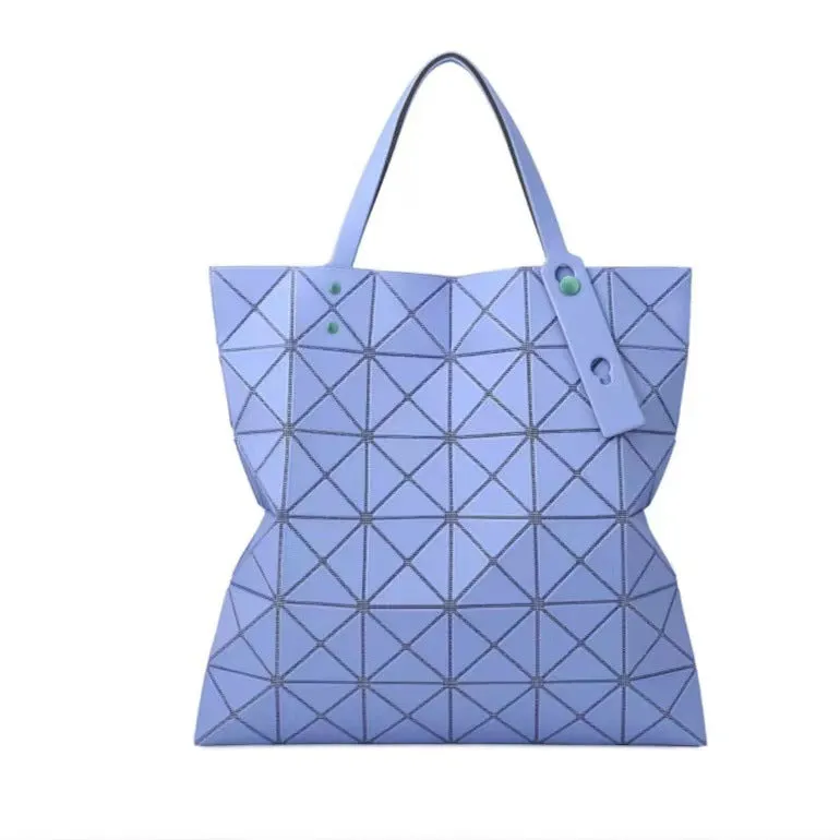 Women's March Grid Frosted Matte Surface Diamond Shoulder Bags