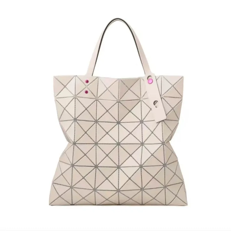 Women's March Grid Frosted Matte Surface Diamond Shoulder Bags