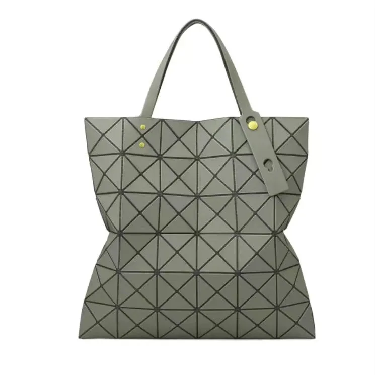 Women's March Grid Frosted Matte Surface Diamond Shoulder Bags