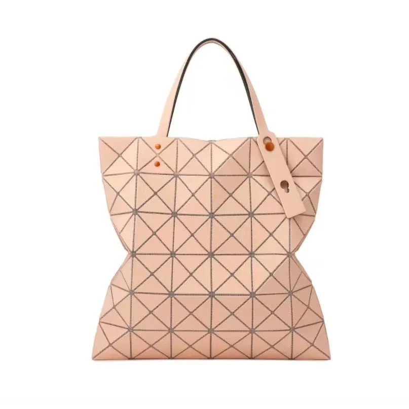 Women's March Grid Frosted Matte Surface Diamond Shoulder Bags