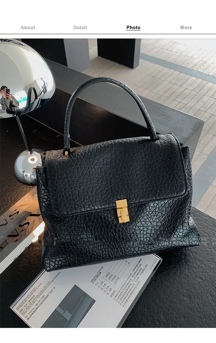 Women's Minimalist Soft Leather High-grade Large Capacity Crossbody Bags