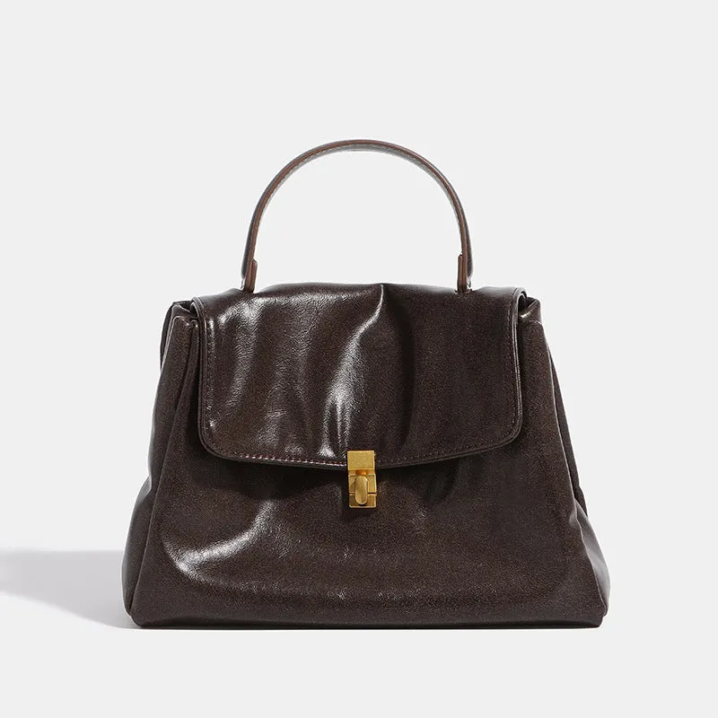 Women's Minimalist Soft Leather High-grade Large Capacity Crossbody Bags