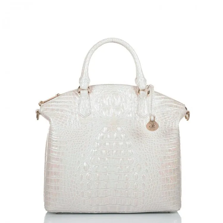 Women's Portable Retro Crocodile Pattern Brahmin Crossbody Bags