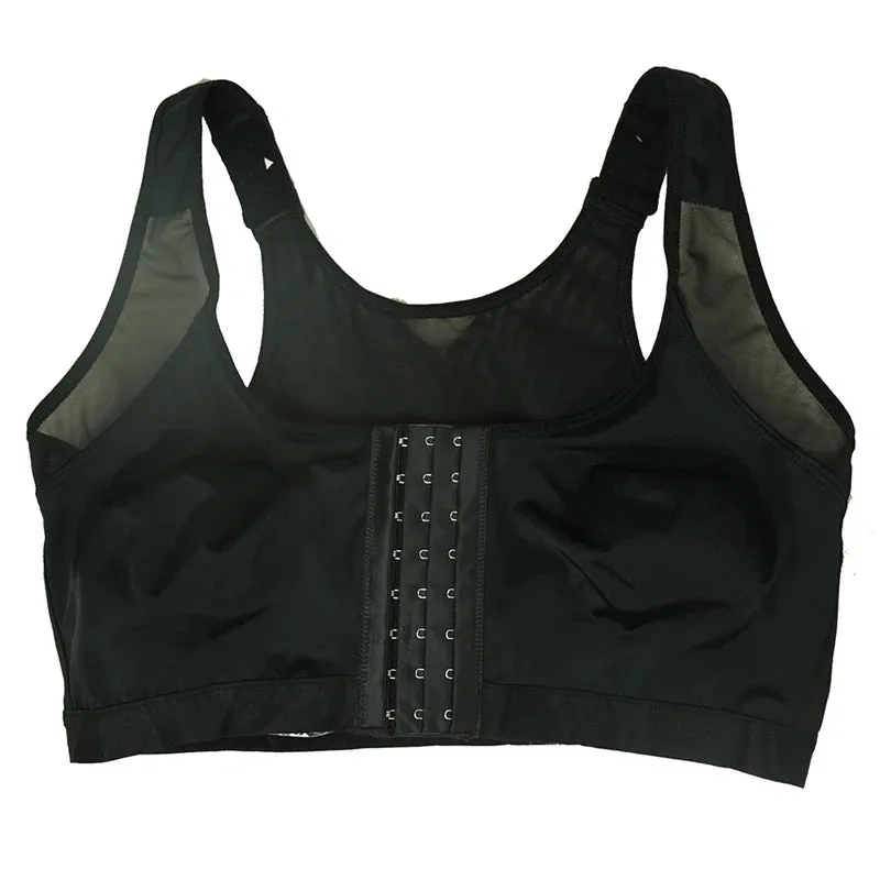 Women's Posture Corrector Cross Back Sports Bra - Breathable Shockproof Fitness Vest