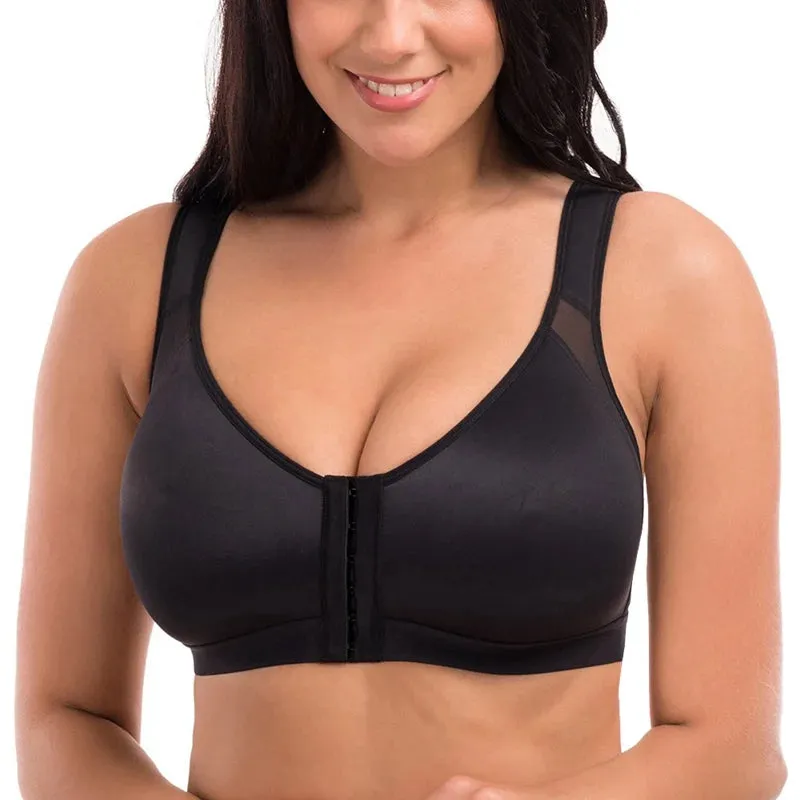 Women's Posture Corrector Cross Back Sports Bra - Breathable Shockproof Fitness Vest