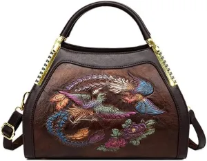 Women's Retro Cultural and Traditional Chinese Style Single Shoulder Bag - Large Capacity Crossbody Bag