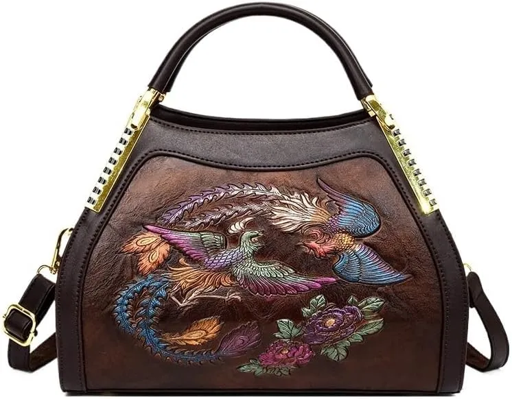 Women's Retro Cultural and Traditional Chinese Style Single Shoulder Bag - Large Capacity Crossbody Bag