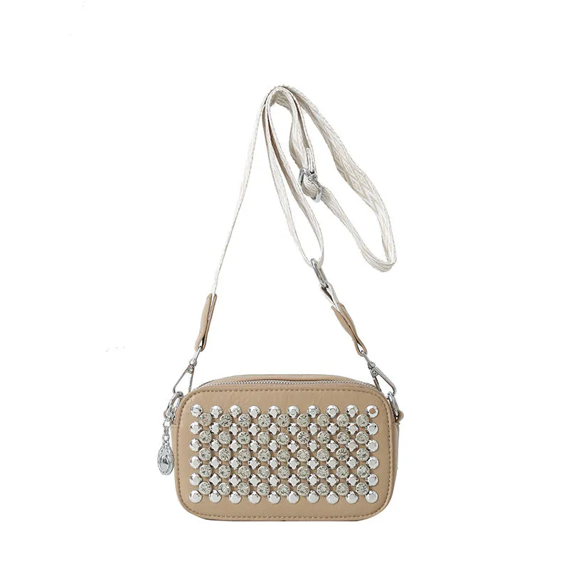 Women's Retro Fashion Diamond Cross Body Western Bags