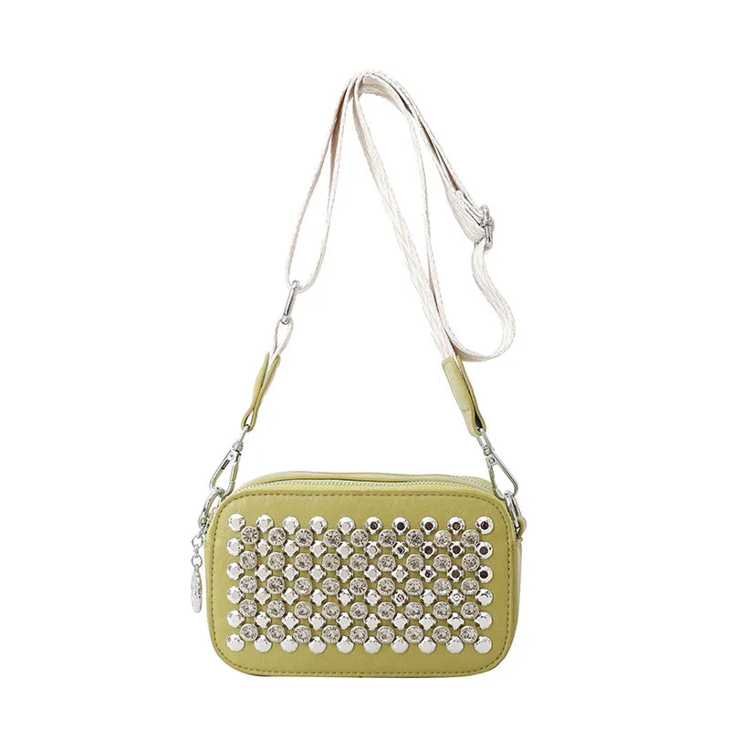 Women's Retro Fashion Diamond Cross Body Western Bags