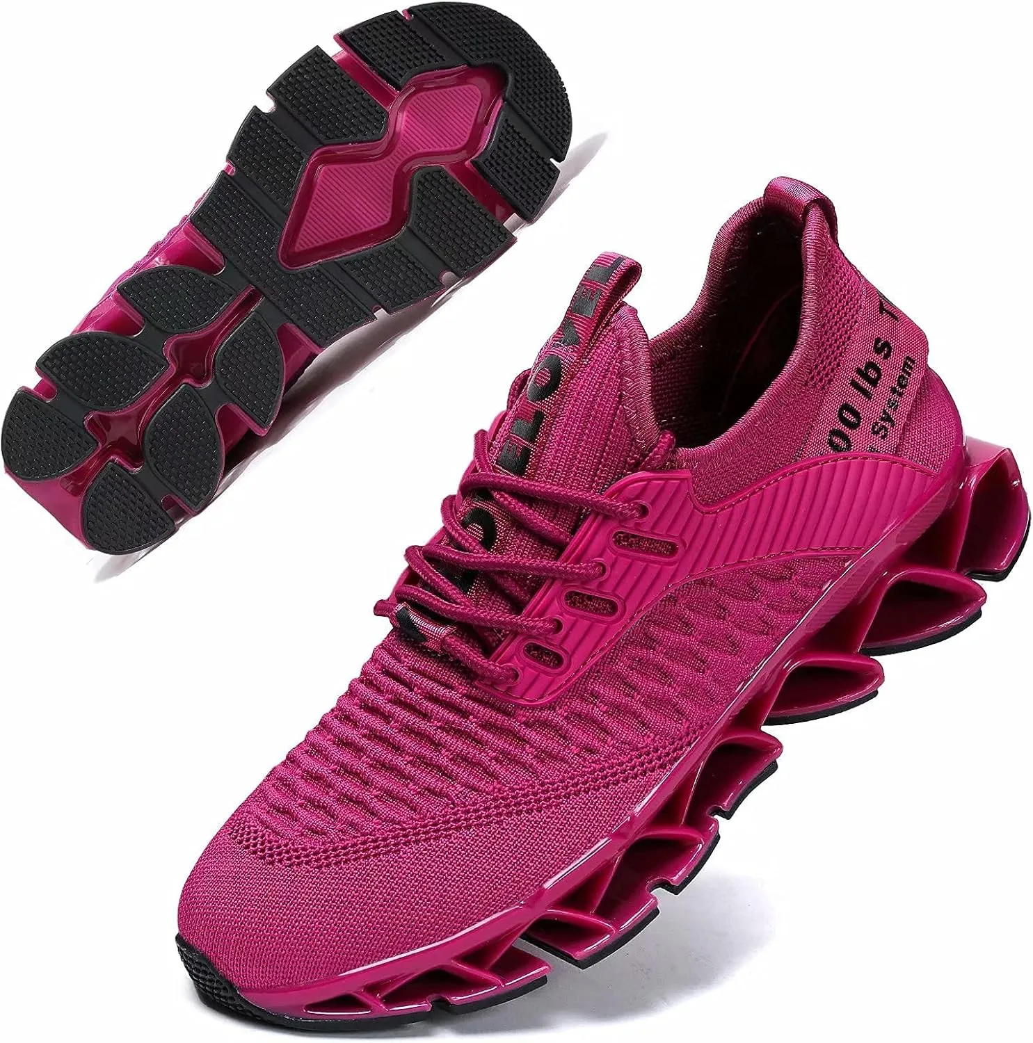 Womens Running Shoes Blade Tennis Walking Fashion Sneakers Breathable Non Slip Gym Sports Work Trainers