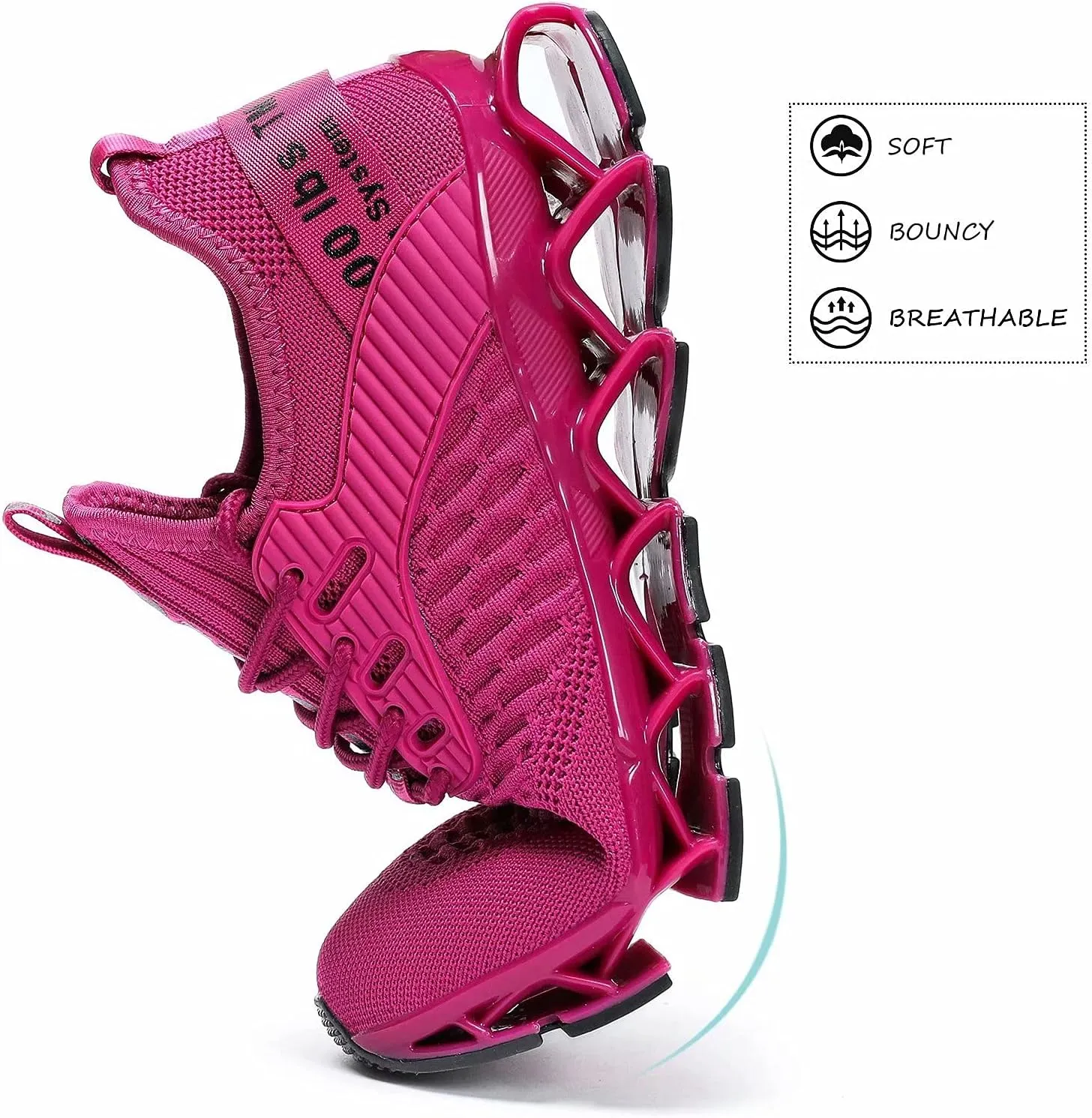 Womens Running Shoes Blade Tennis Walking Fashion Sneakers Breathable Non Slip Gym Sports Work Trainers