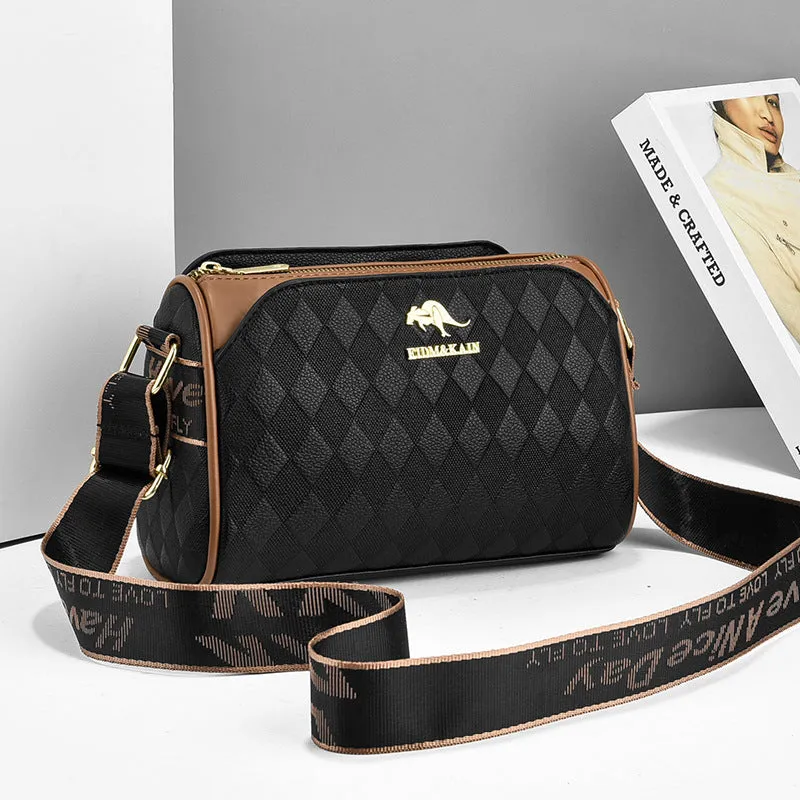 Women's Soft Leather Boston Pillow Fashion Crossbody Bags