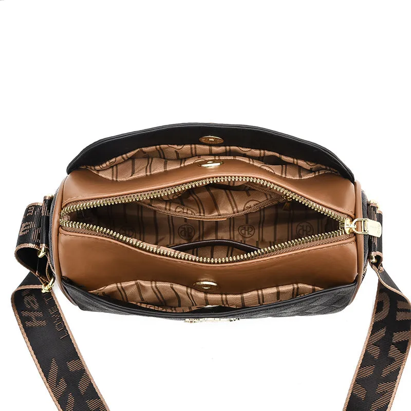 Women's Soft Leather Boston Pillow Fashion Crossbody Bags