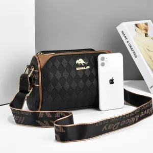 Women's Soft Leather Boston Pillow Fashion Crossbody Bags