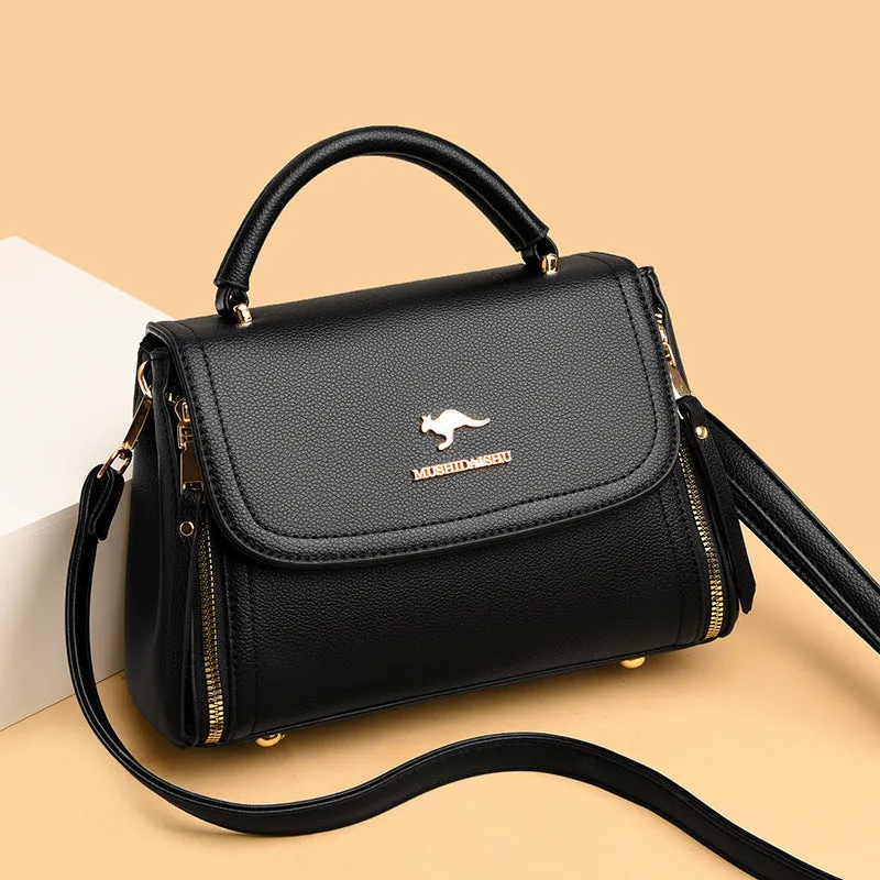 Women's Soft Leather Simple Mini Fashion Handbags