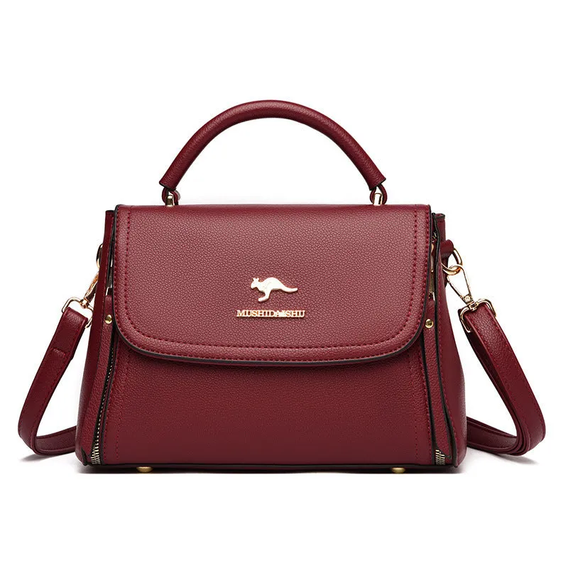 Women's Soft Leather Simple Mini Fashion Handbags
