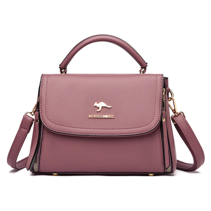 Women's Soft Leather Simple Mini Fashion Handbags