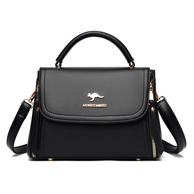 Women's Soft Leather Simple Mini Fashion Handbags