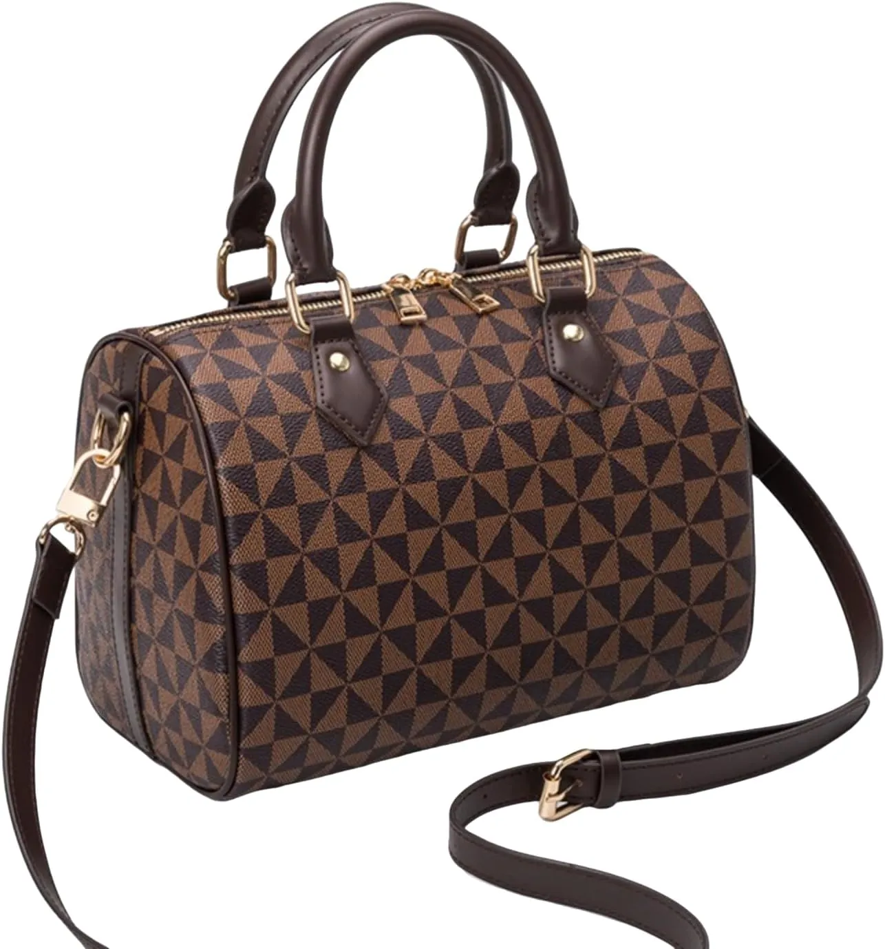 Women’s Top Handle Bag, Fashionable Crossbody Purse, Large Cute Satchel Handbag