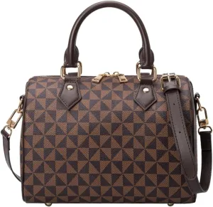 Women’s Top Handle Bag, Fashionable Crossbody Purse, Large Cute Satchel Handbag