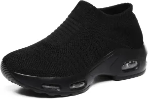 Women's Walking Shoes Cover Wearing Socks Sports Shoes mesh Breathable Casual Sports Shoes Running Shoes Nursing Work Shoes