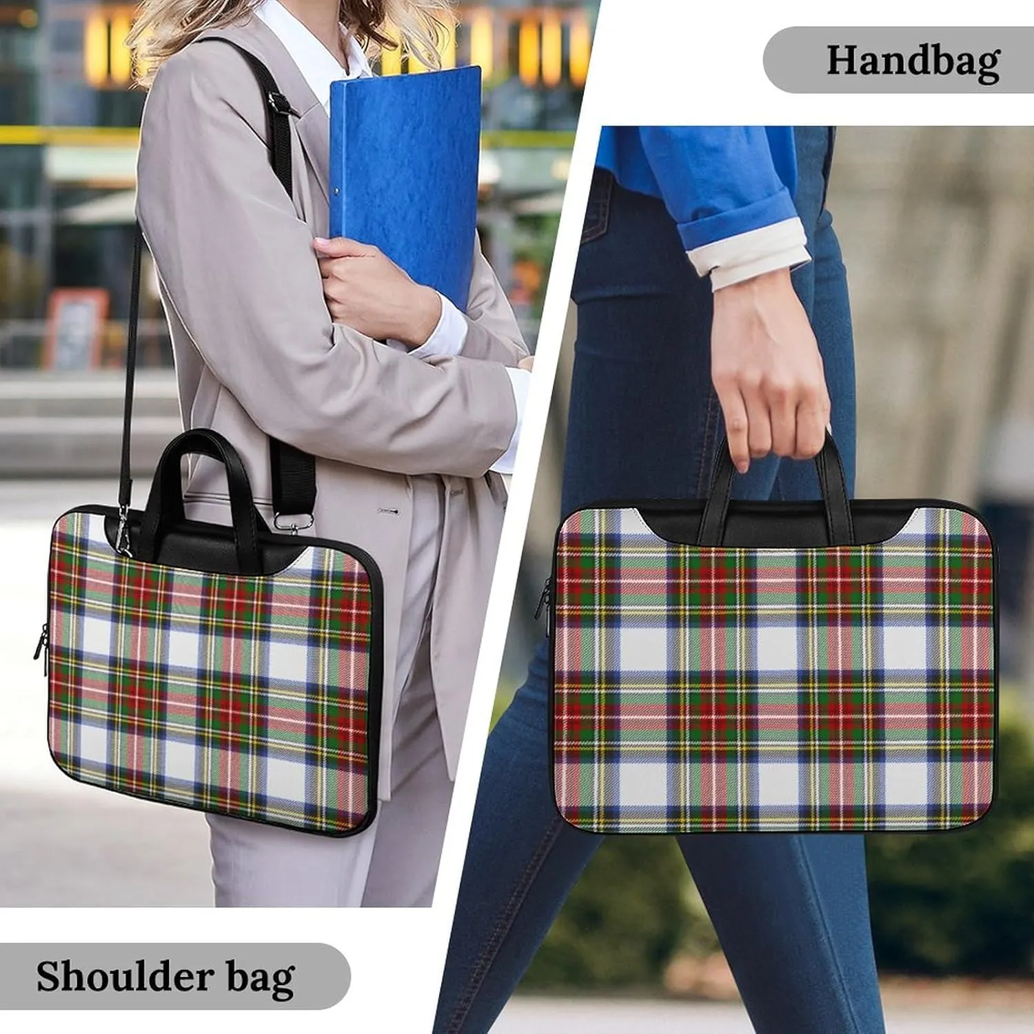 Wooden Wood Planks Handheld Single Shoulder Crossbody Laptop Bag Unisex