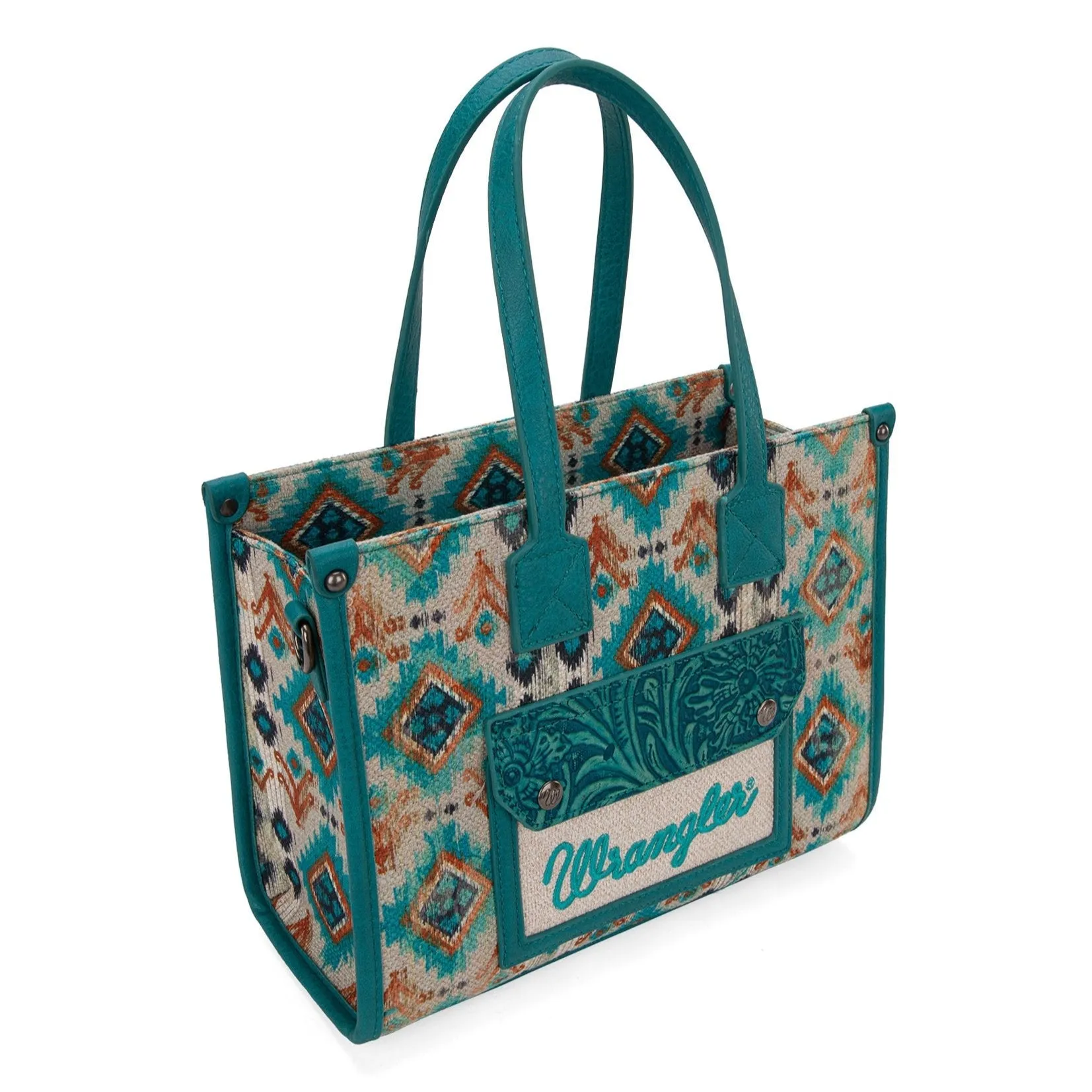 WRANGLER AZTEC CROSSBODY TOTE BAG