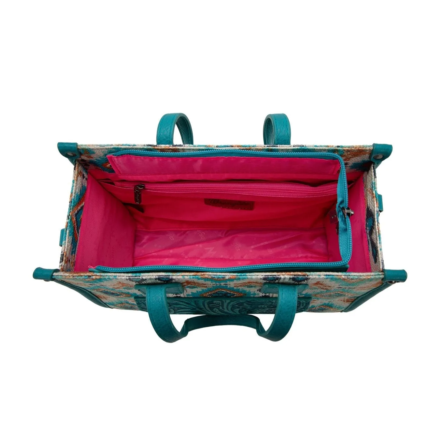WRANGLER AZTEC CROSSBODY TOTE BAG