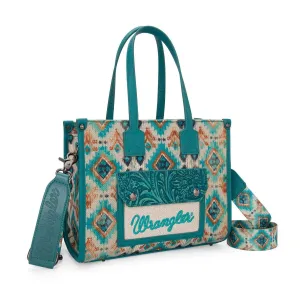 WRANGLER AZTEC CROSSBODY TOTE BAG