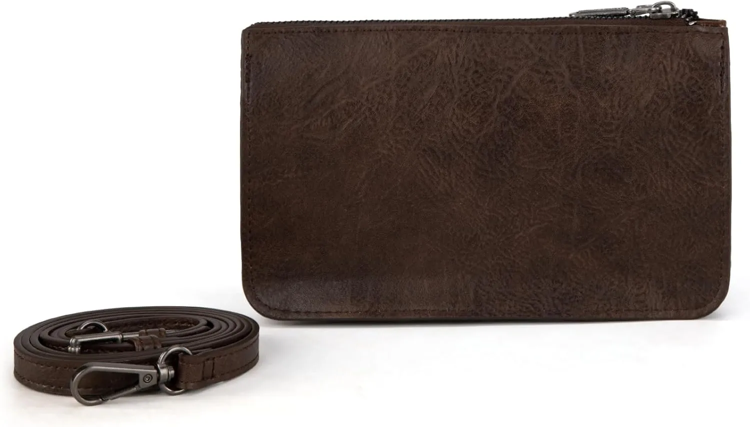 Wrangler RFID Crossbody Wallet Purse Vegan Leather Small Purses for Women with Phone Pocket and Adjustable Strap