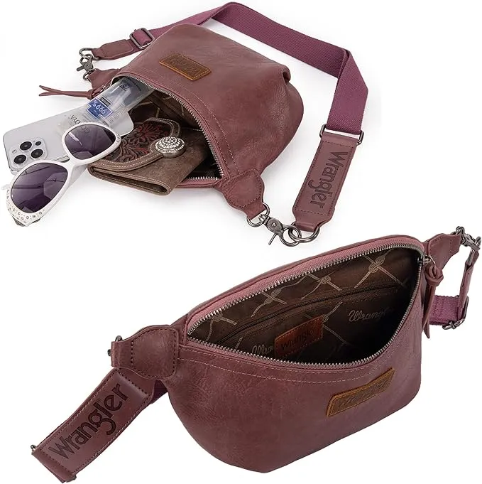 Wrangler Vintage Bum Bag - Purple
