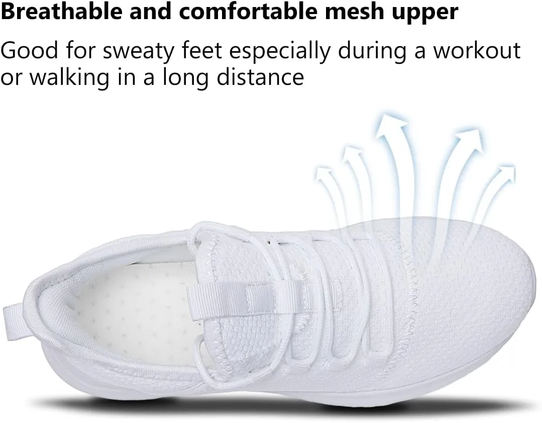 WYGRQBN Women's Walking Shoes Lightweight Tennis Fashion Sneakers Sports Workout Gym Shoes for Running