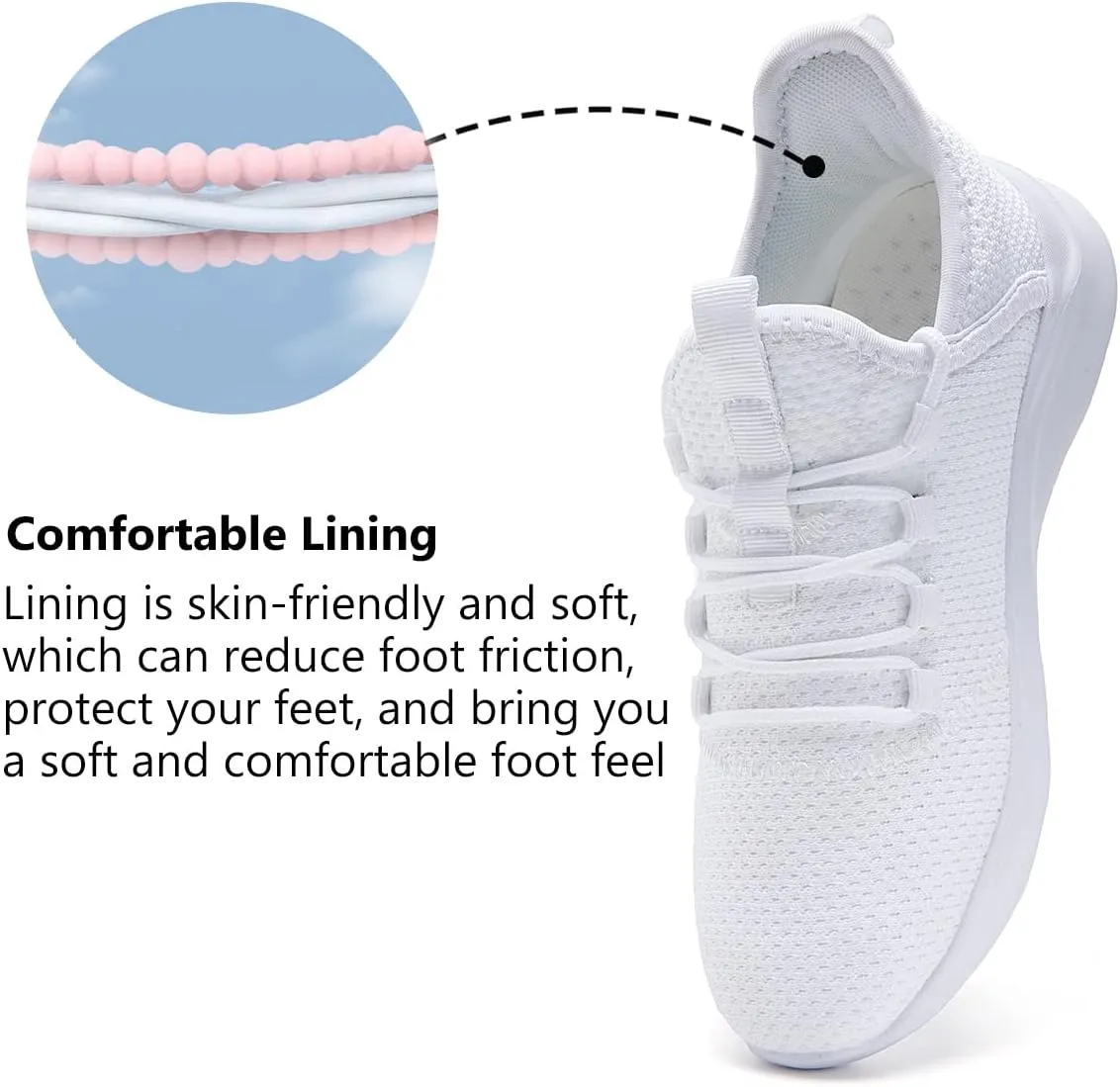 WYGRQBN Women's Walking Shoes Lightweight Tennis Fashion Sneakers Sports Workout Gym Shoes for Running