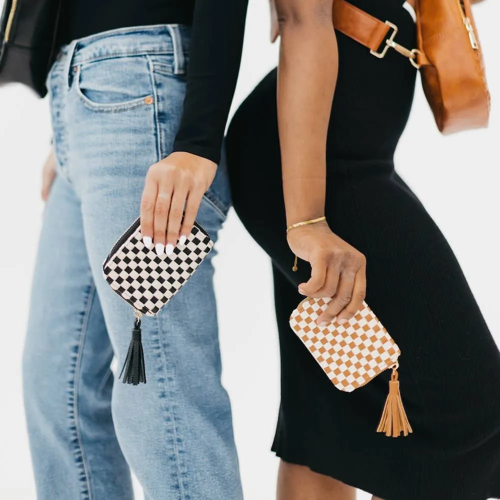 Wynona Woven Brown Wallet