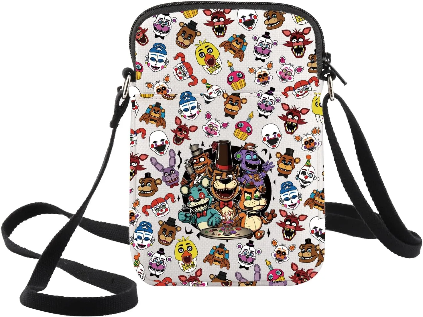 WZMPA Bear Crossbody Bag Horror Movie Inspired Gift Terror Movie Shoulder Bag Bear Merchandise