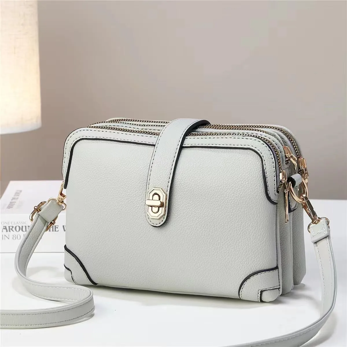 Xiaoyu Small Crossbody Bags for Women Fashion Cell Phone Purse Ladies Multiple Pockets Shoulder Handbags Lightweight Wallet