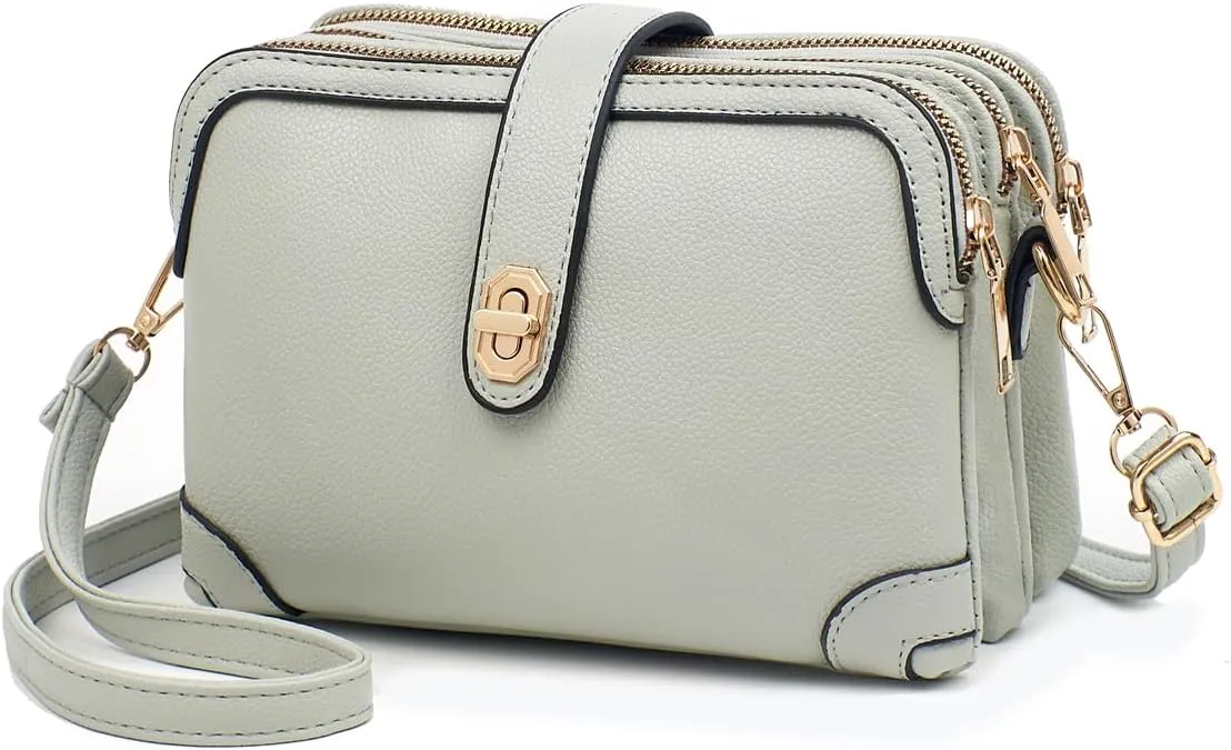 Xiaoyu Small Crossbody Bags for Women Fashion Cell Phone Purse Ladies Multiple Pockets Shoulder Handbags Lightweight Wallet