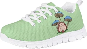 Xoenoiee Kids Running Shoes 3D Print Breathable Girls Boys Tennis Shoes Athletic Lightweight Sports Walking Shoes