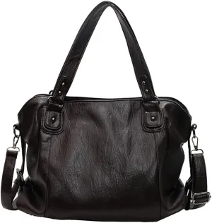Y2k Leather Tote Bag Shoulder Crossbody Bags Satchel Purses for Women Large Capacity Hobo Vintage Purse Tote Bag