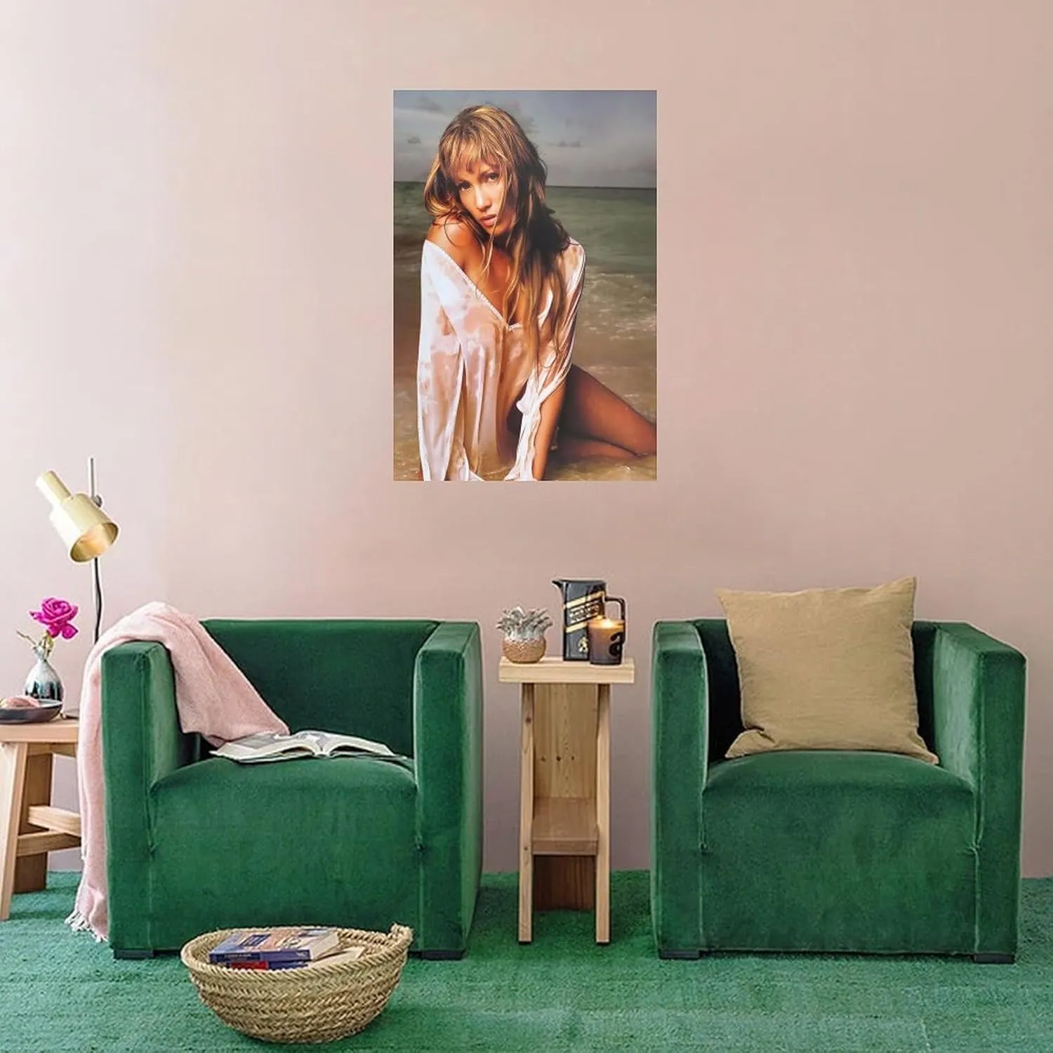 YIPKEHLS Jennifer Lopez (3) Canvas Poster Mural Decor Printing Picture Painting Living Room Hallway Decor Unframe-style 24x36inch(60x90cm)