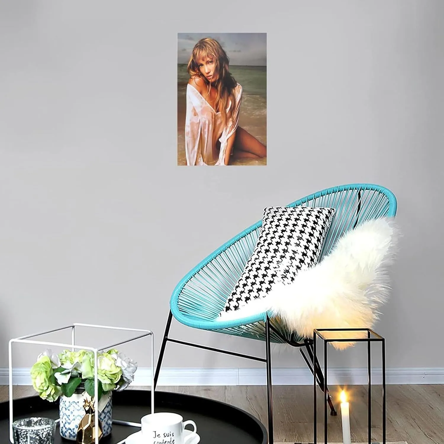 YIPKEHLS Jennifer Lopez (3) Canvas Poster Mural Decor Printing Picture Painting Living Room Hallway Decor Unframe-style 24x36inch(60x90cm)